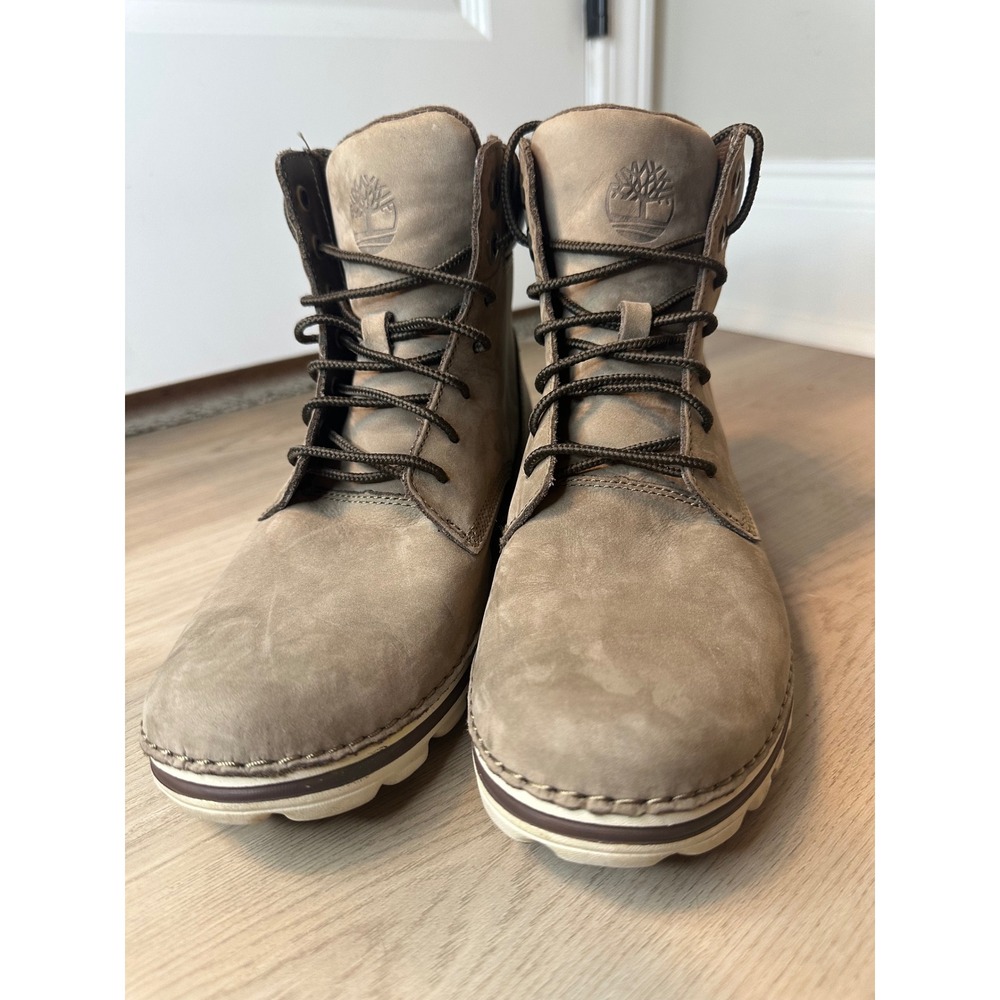 Timberland Women's Brookton Lace Up taupe brown size 8 likenew! - Picture 3 of 8